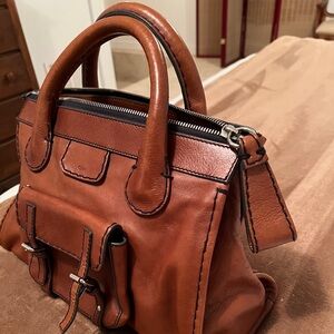 Authentic Chloe Edith top handle tote